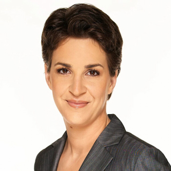 Rachel Maddow is an American liberal political commentator, television news host, and author. Read the comprehensive details on her upbringing, partner Susan Mikula, career on The Rachel Maddow Show (TRMS), and net worth.